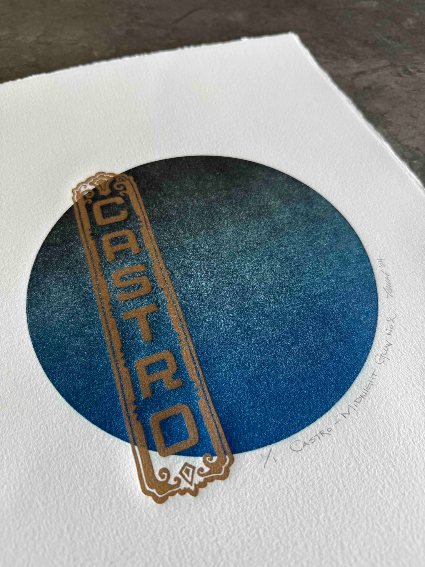 “Castro - Midnight Glow No. 2”. 11x15 Art.