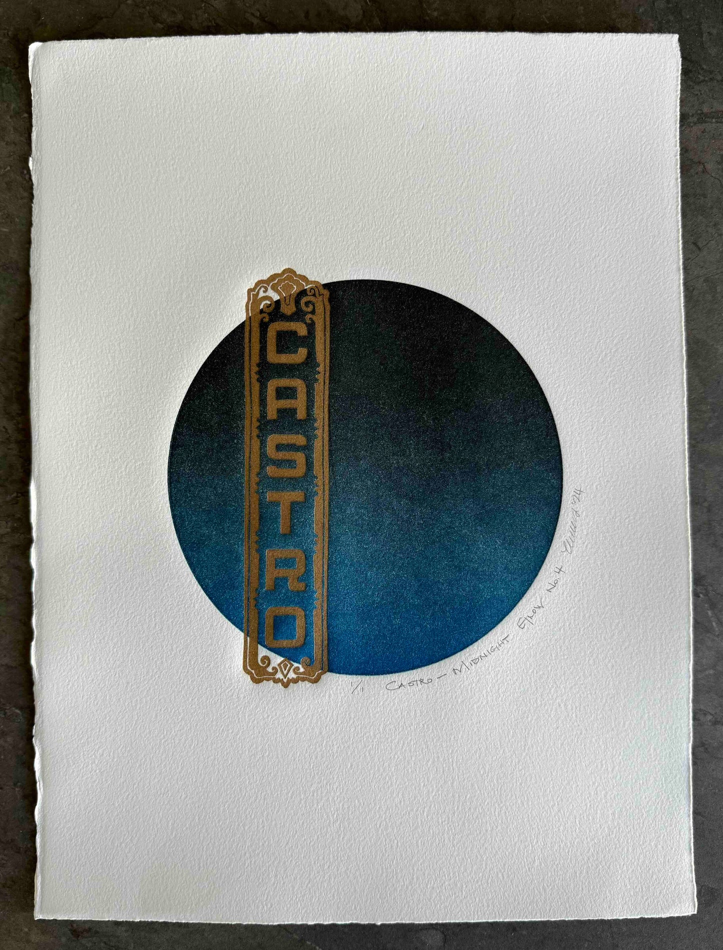 “Castro - Midnight Glow No. 4”. 11x15 Art.