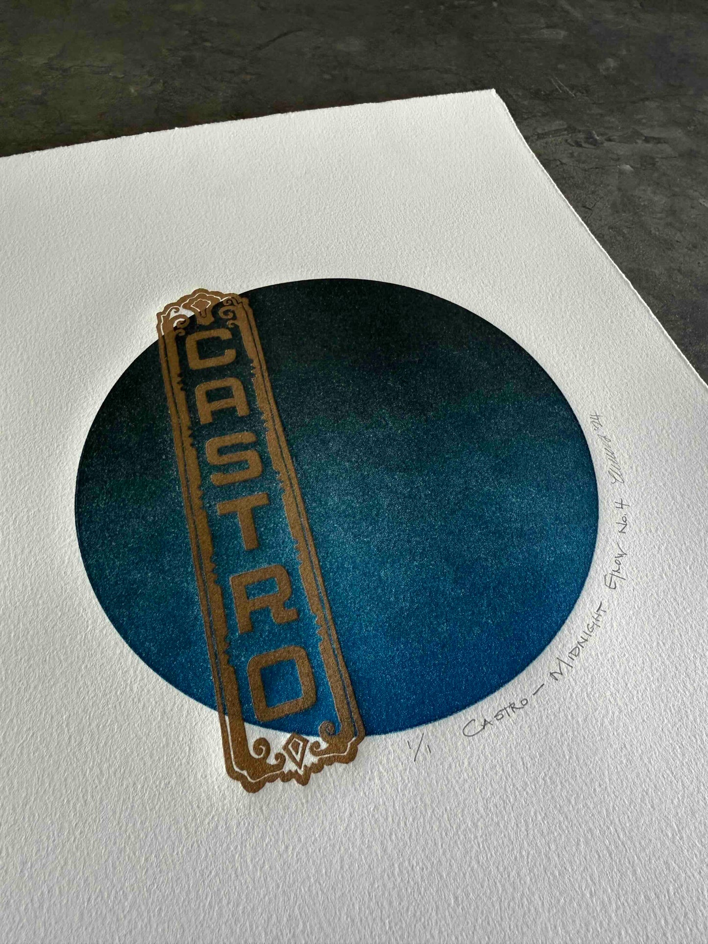 “Castro - Midnight Glow No. 4”. 11x15 Art.