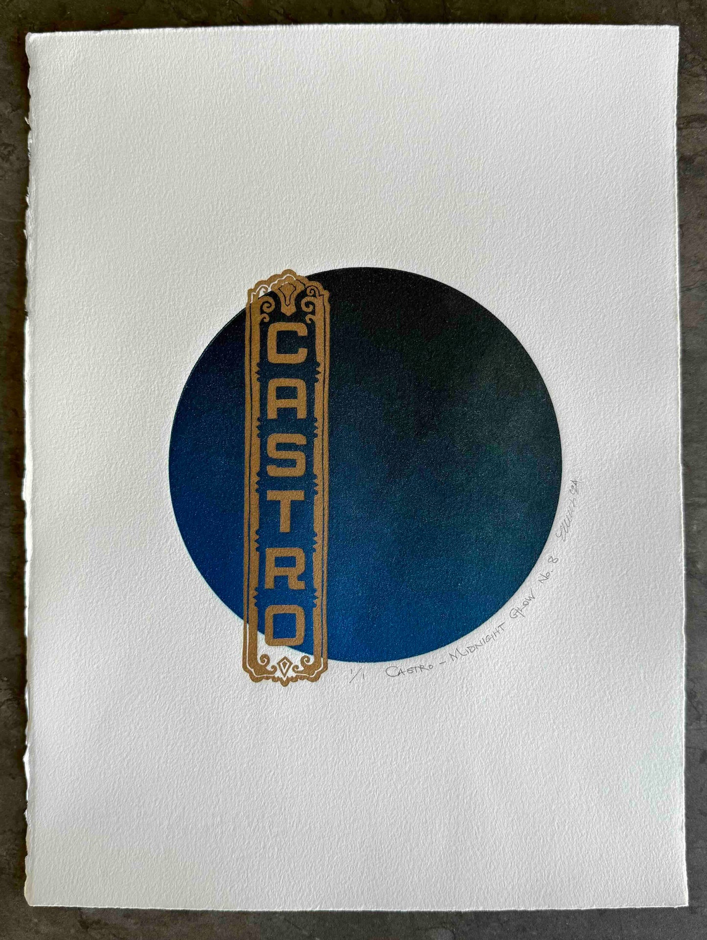 “Castro - Midnight Glow No. 8”. 11x15 Art.