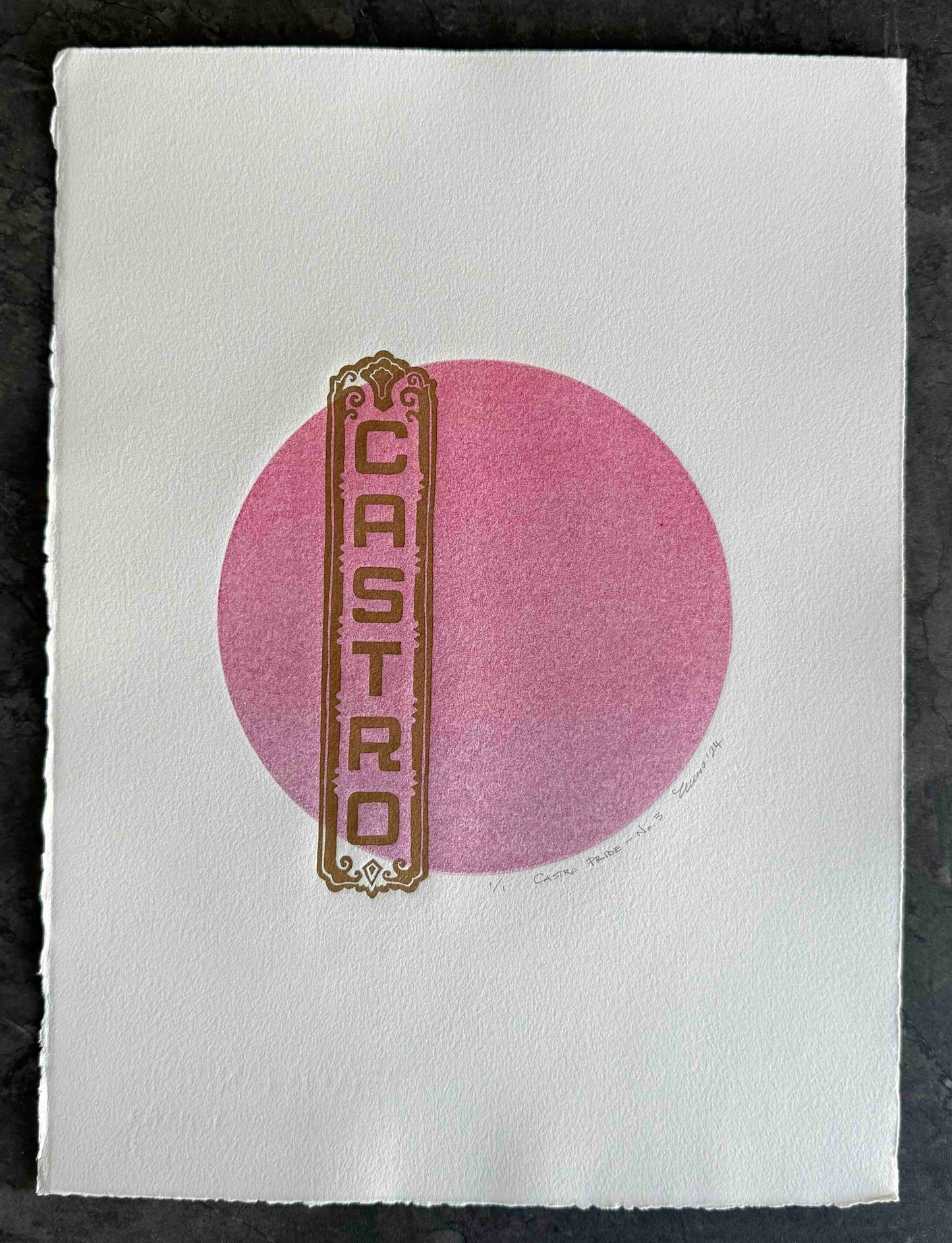 “Castro Pride - No. 3”. 11x15 Art.