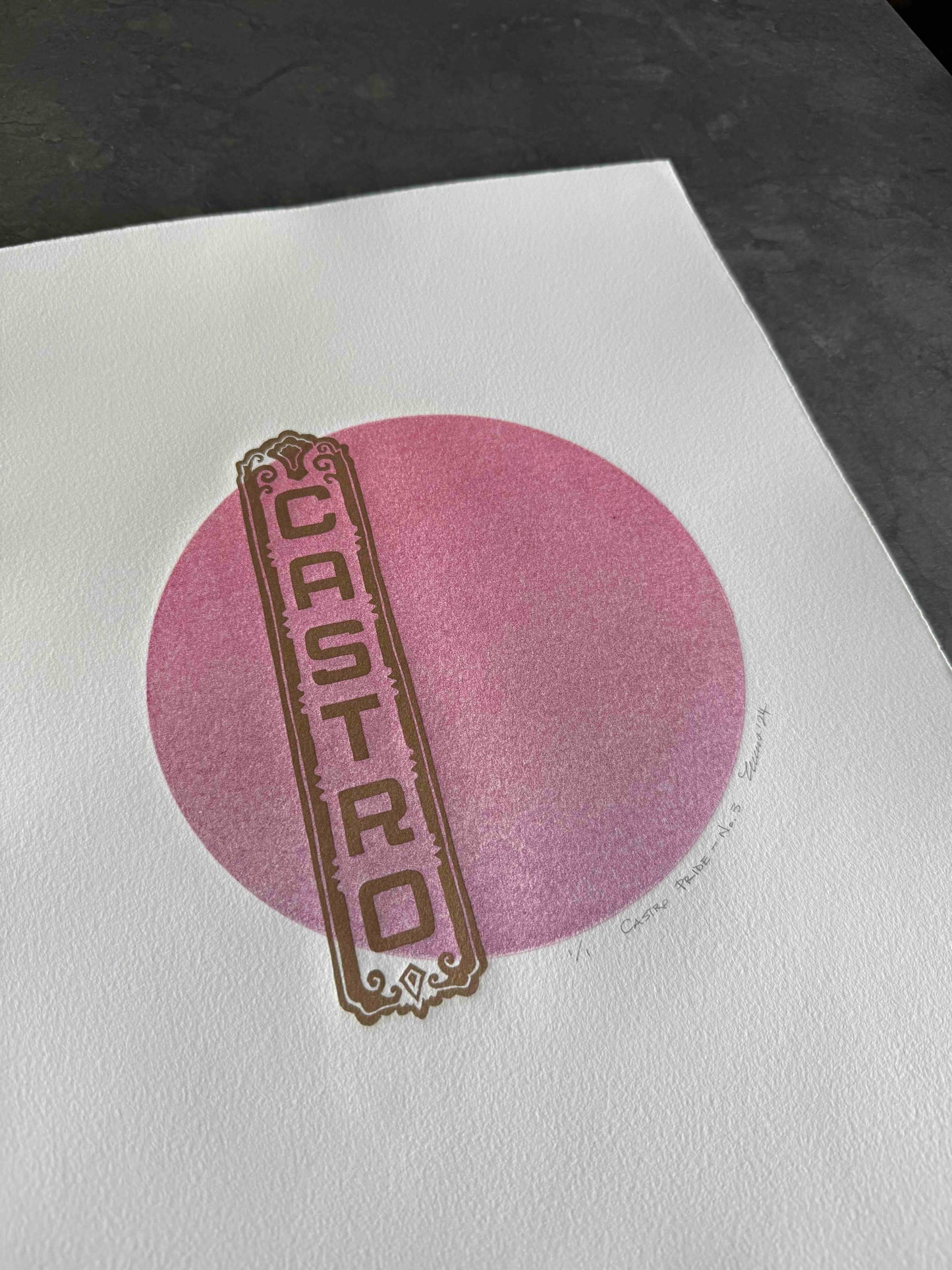“Castro Pride - No. 3”. 11x15 Art.