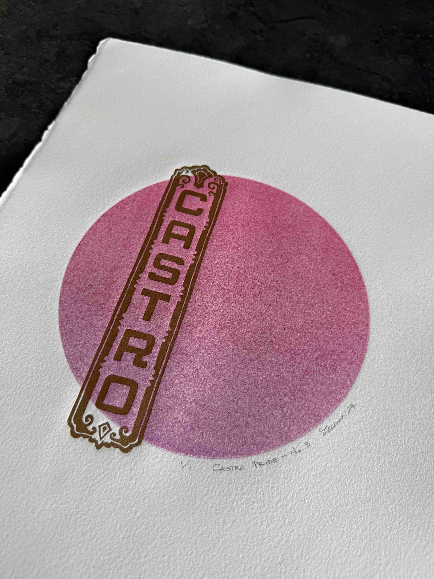 “Castro Pride - No. 3”. 11x15 Art.