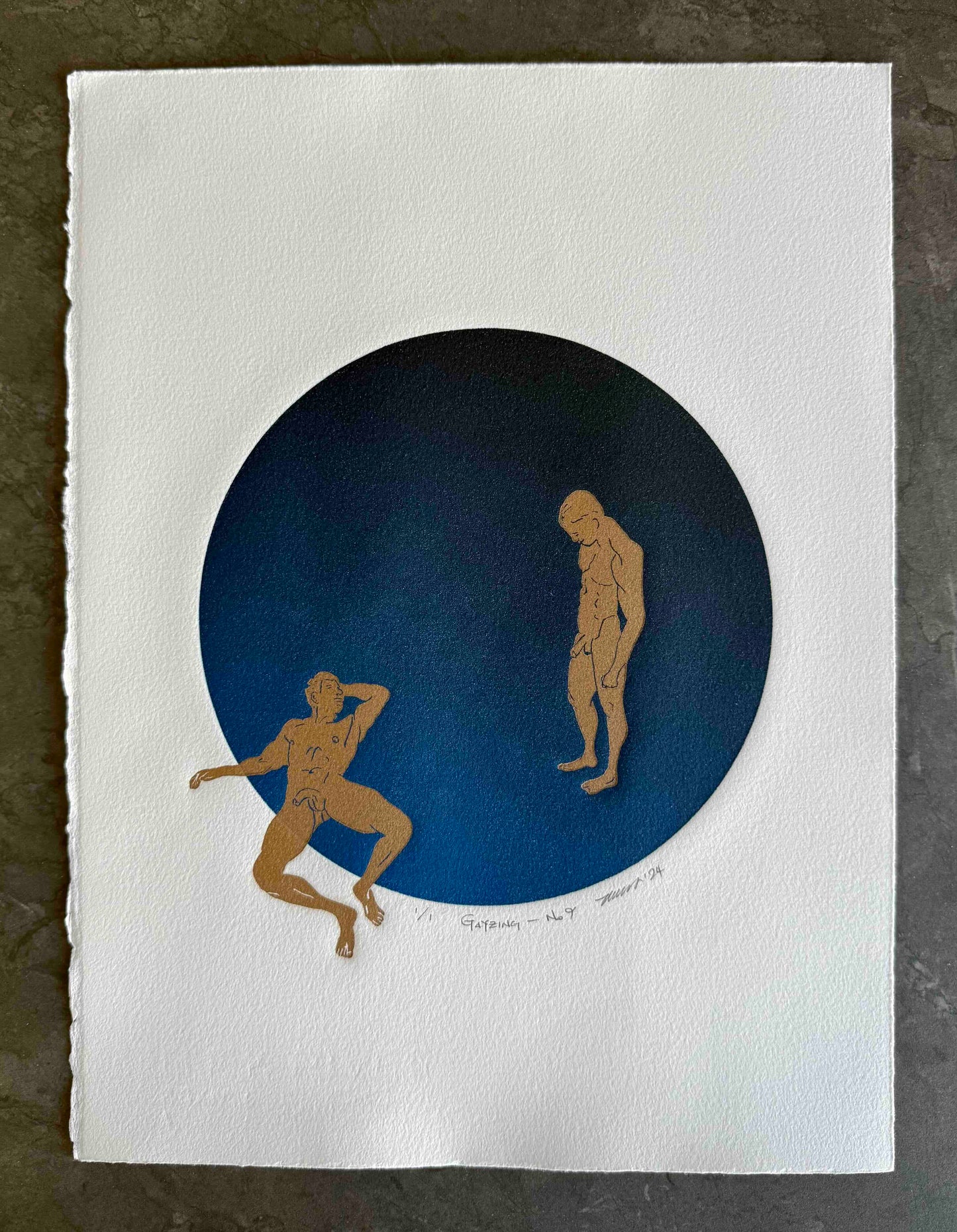 “Gayzing - No. 9”. 11x15 Art.