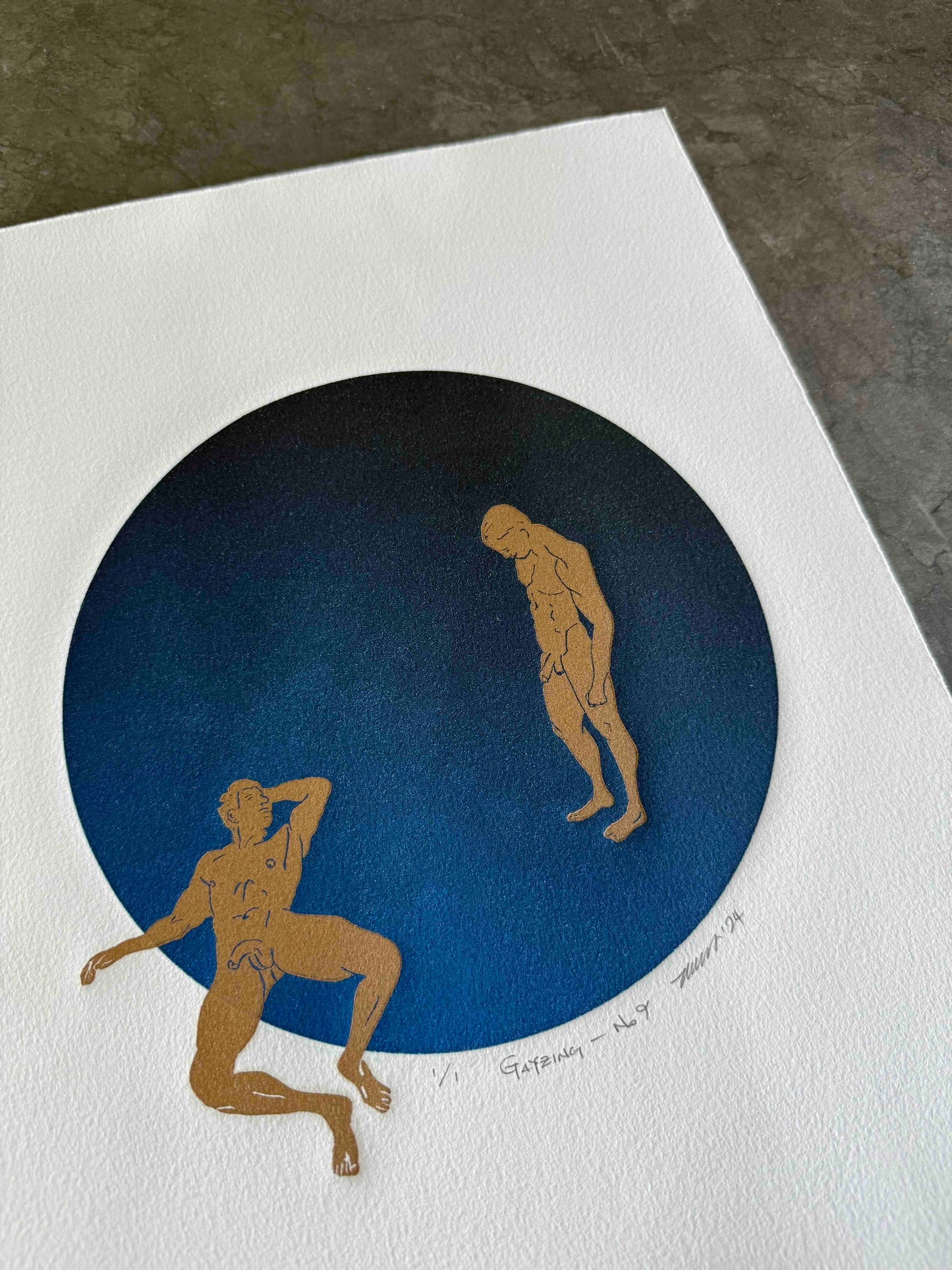 “Gayzing - No. 9”. 11x15 Art.
