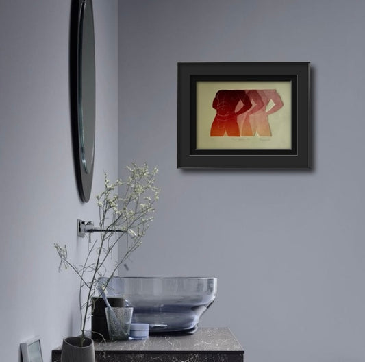 “Sunset Stretches - No. 4”. 11x15 Art.