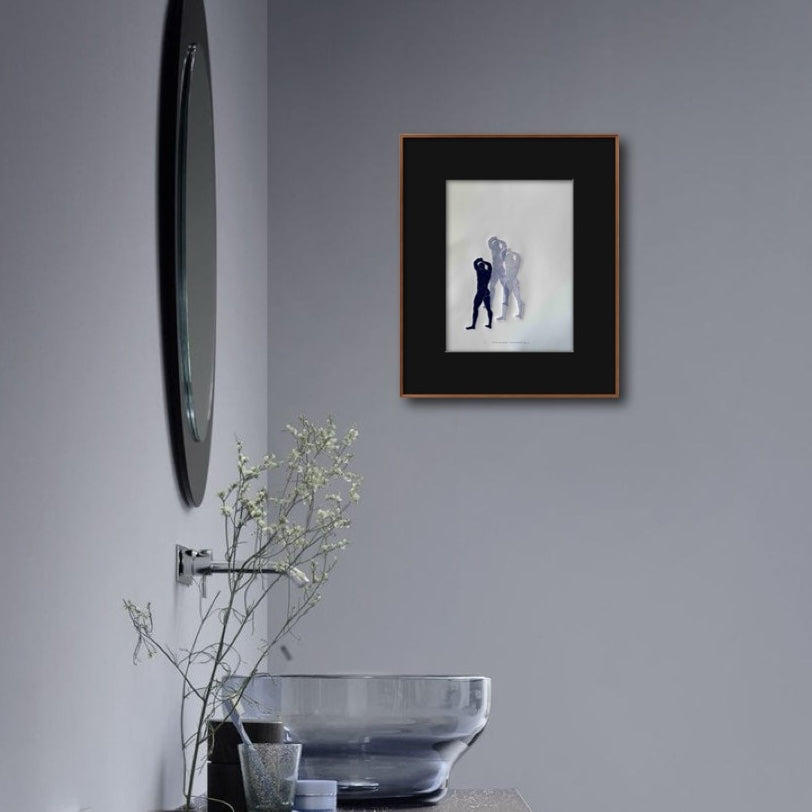 “Reflections - Eggplant No. 11”. 11x15 Art.
