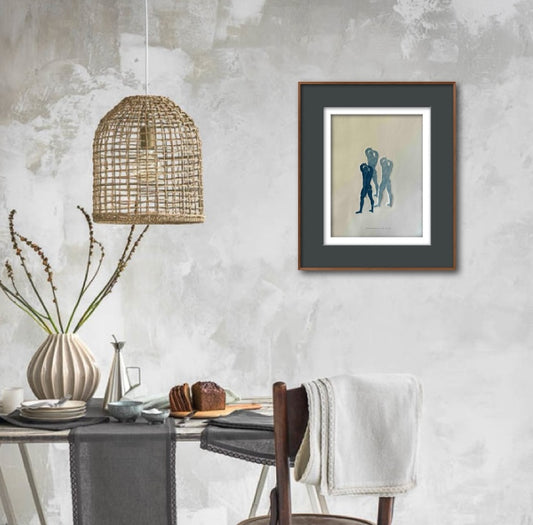 “Reflections - Indigo No. 20”. 11x15 Art.