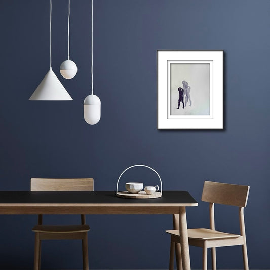 “Reflections - Eggplant No. 10”. 11x15 Art.