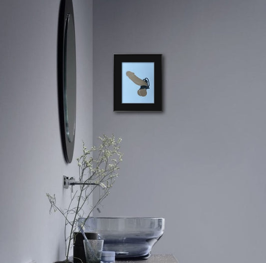 Golden & Bound. 8x10 Art in 11x14 Mat.