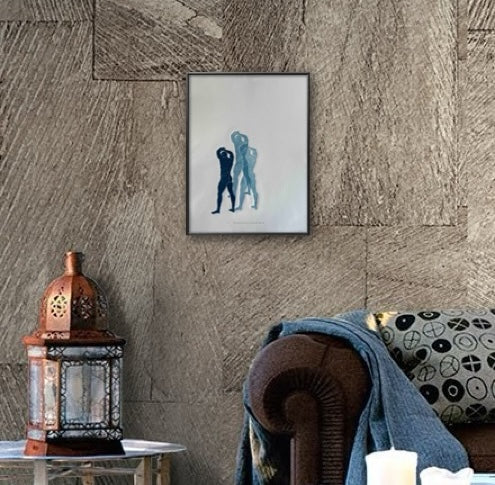 “Reflections - Indigo No. 21”. 11x15 Art.