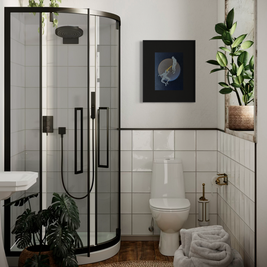 “Folsom Shower - No 1”. 8x10 Art. Unmatted.