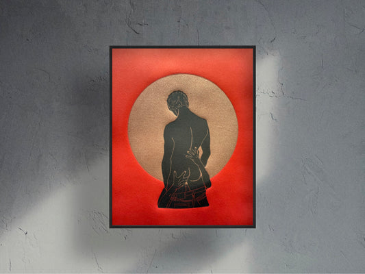 "Boys Will Be Boys - No. 3". 8x10 Art. Unmatted.