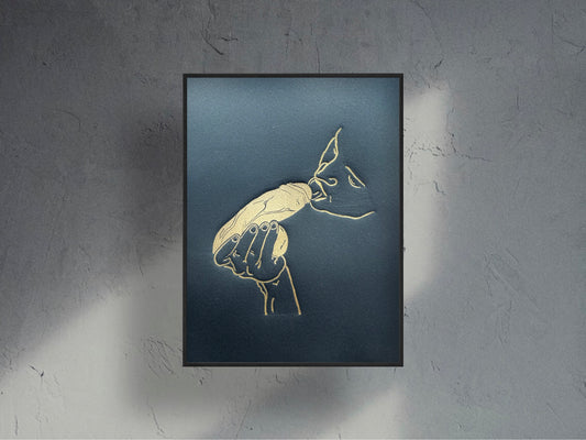 "Thing of Beauty - No. 1". 8x10 Art. Unmatted.