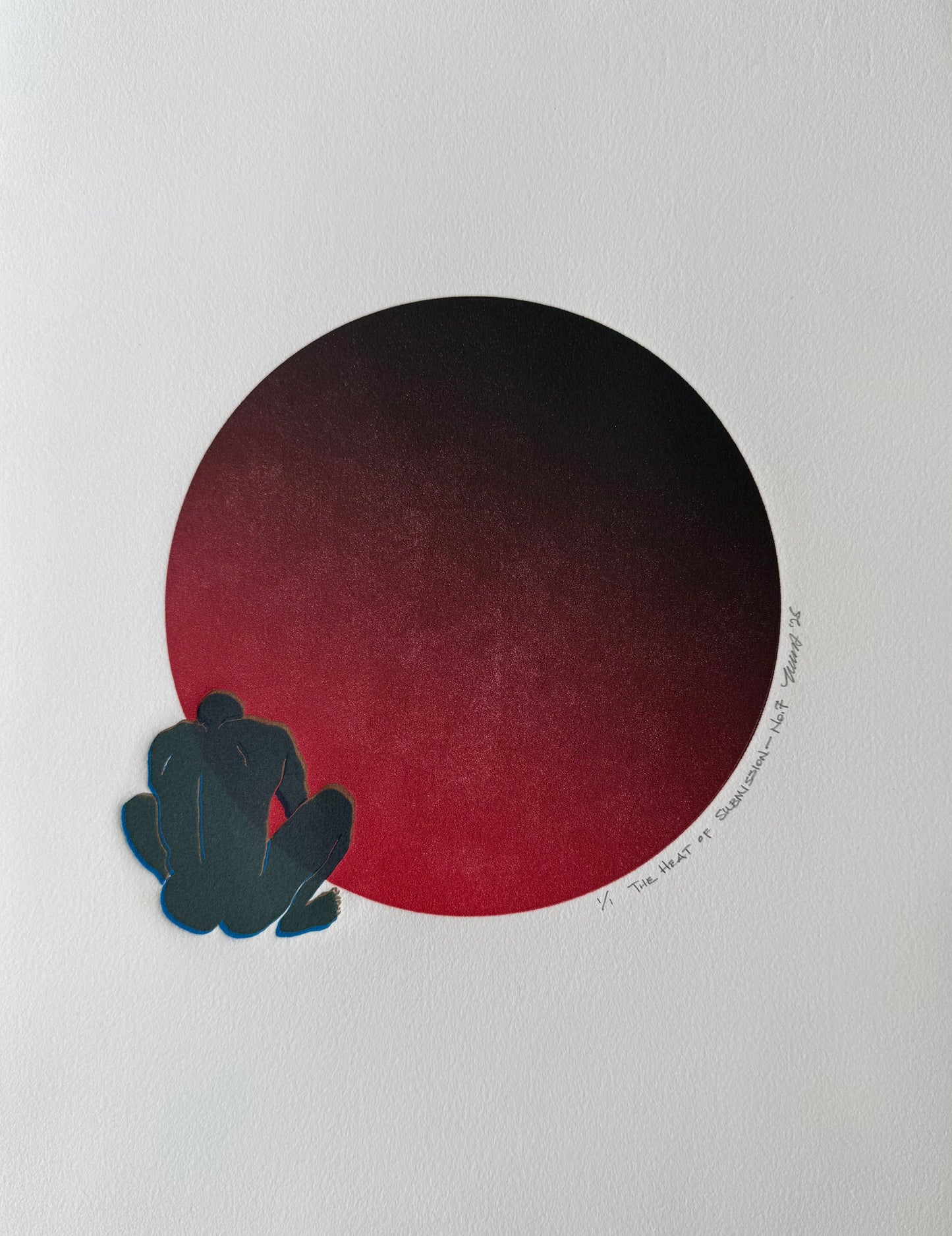 "The Heat of Submission - No. 7". 11x15 Art.