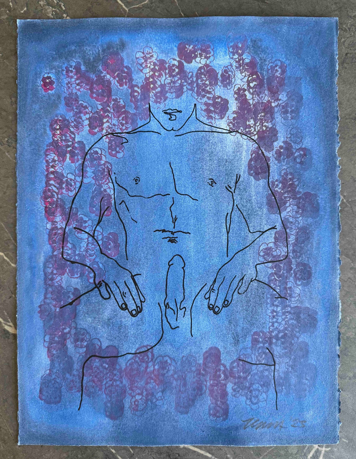 “The Occasion - No. 8”. 11x15 Art.