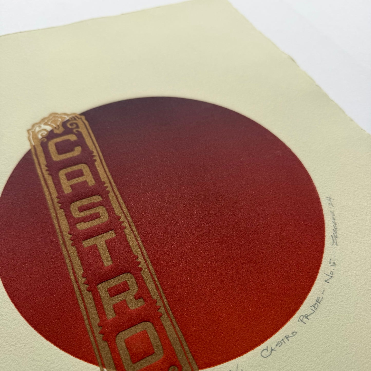 "Castro Pride - No. 5". 11x15 Art. Unmatted.