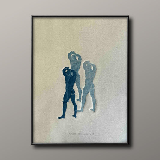 “Reflections - Indigo No. 20”. 11x15 Art.