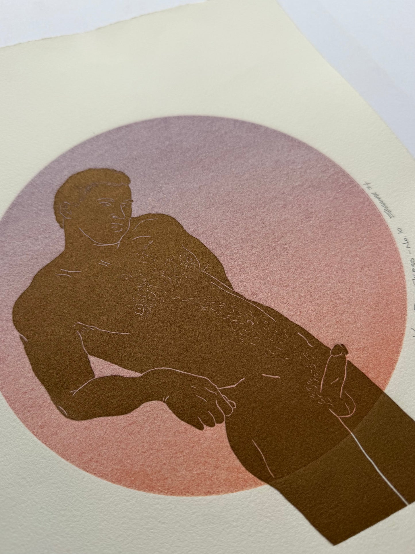 "Breathless - No. 10". 11x15 Art. Unmatted.