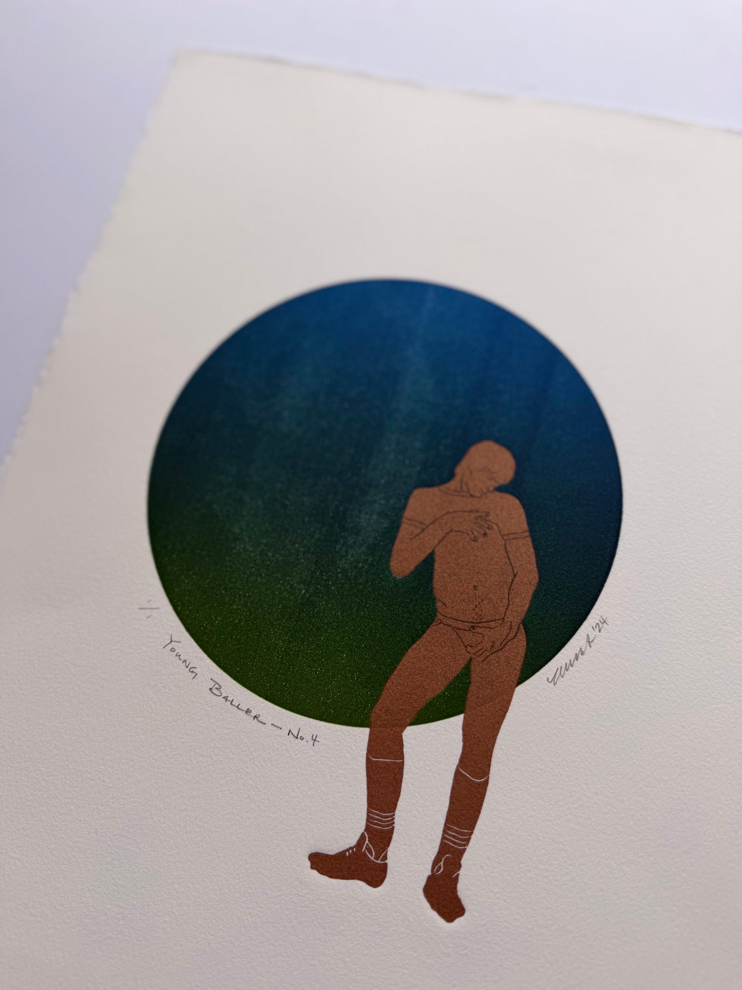 “Young Baller - No. 4”. 11x15 Art. Unmatted.