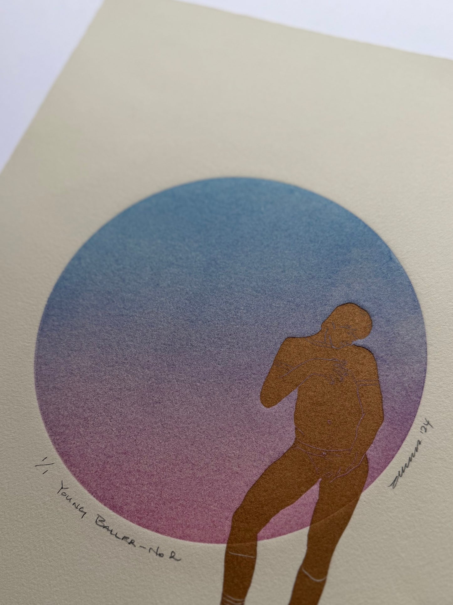 “Young Baller - No. 2”. 11x15 Art. Unmatted.