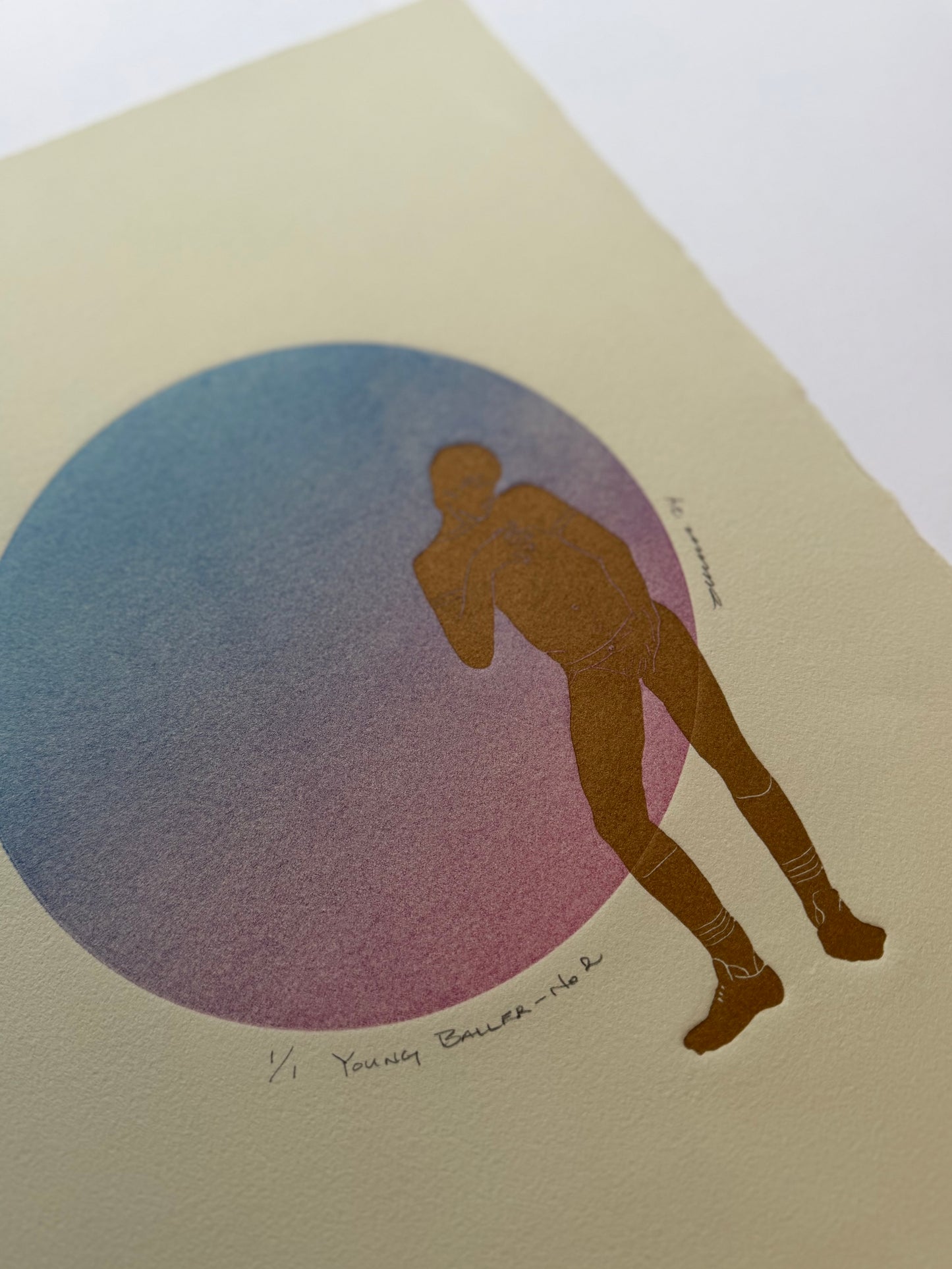 “Young Baller - No. 2”. 11x15 Art. Unmatted.