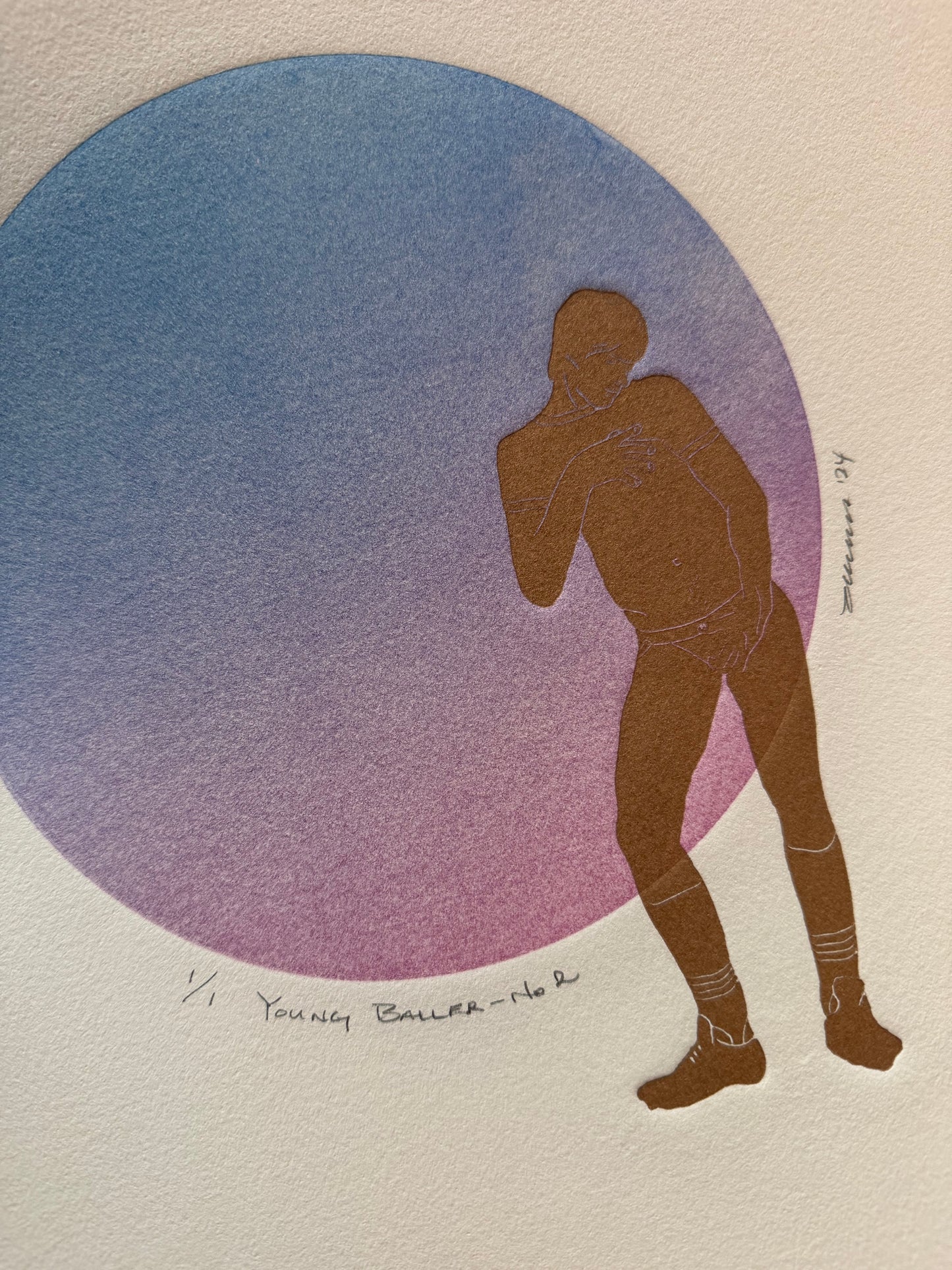 “Young Baller - No. 2”. 11x15 Art. Unmatted.