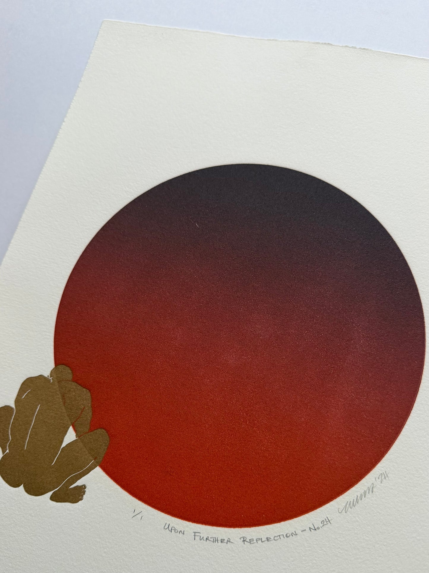 “Upon Further Reflection - No. 24”. 11x15 Art. Unmatted.