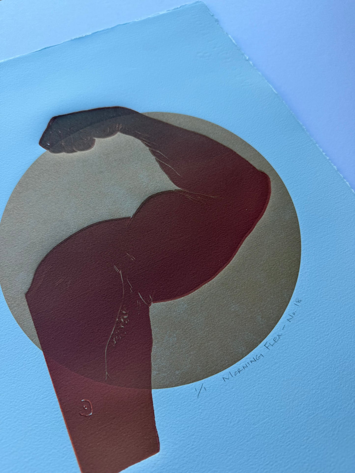 “Morning Flex - No. 18”. 11x14 Art. Unmatted.