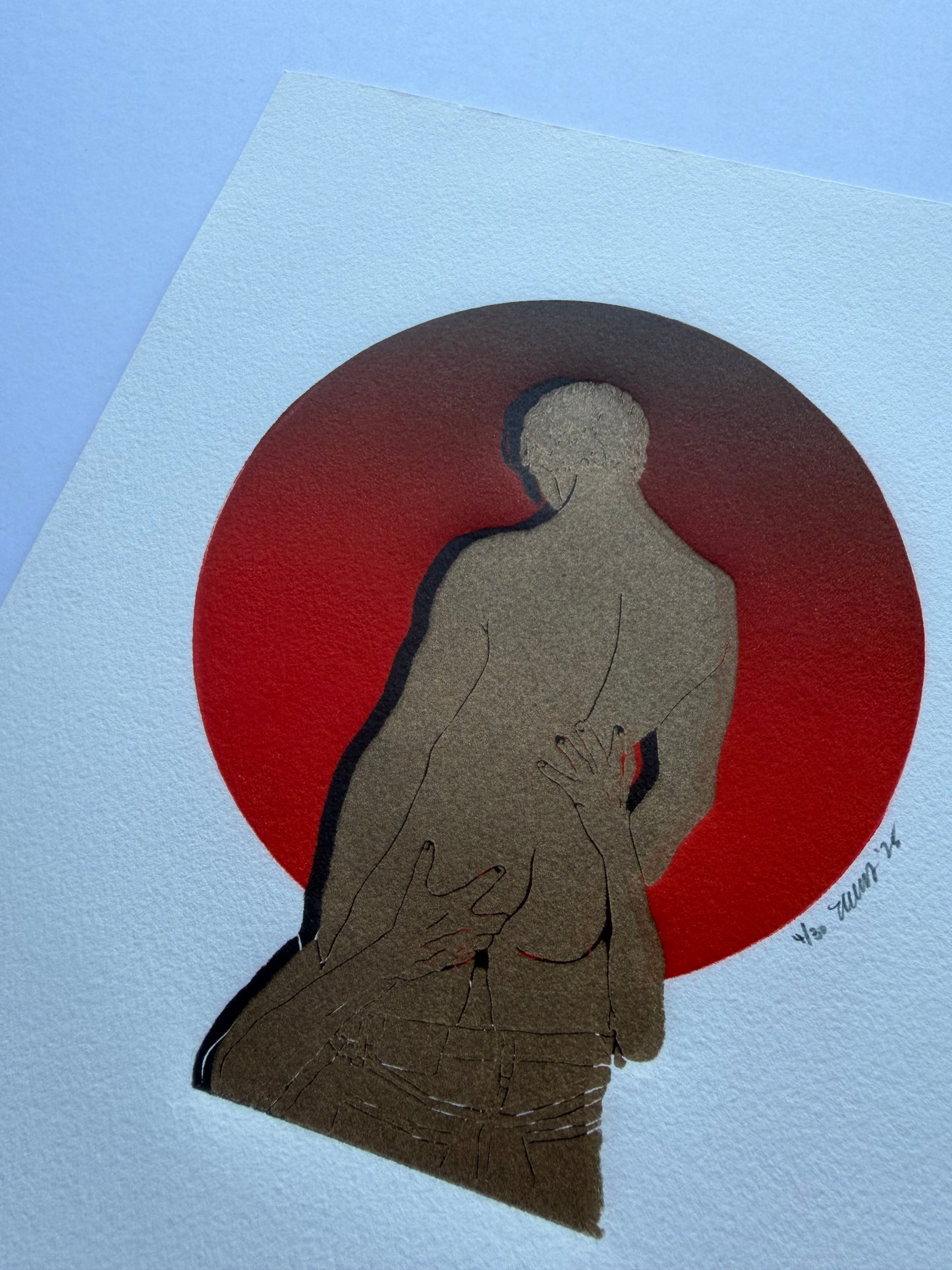 “The Gold Standard - No. 1”. 8x10 Art. Unmatted.