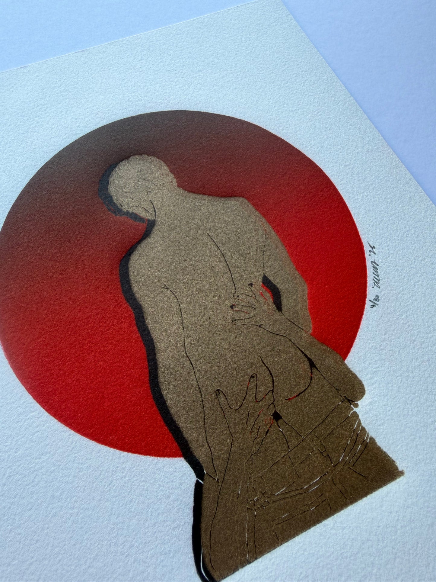 “The Gold Standard - No. 1”. 8x10 Art. Unmatted.