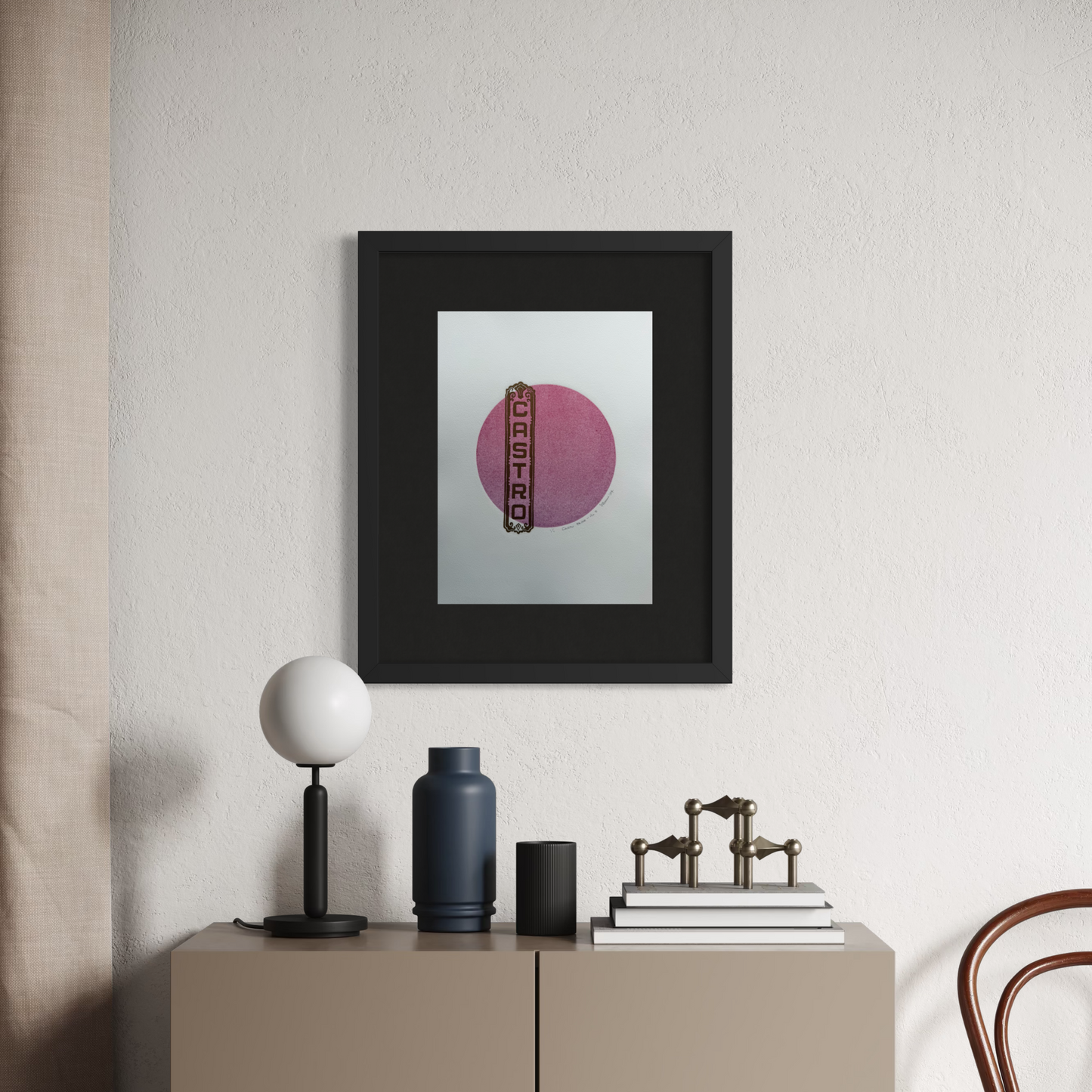 "Castro Pride - No. 3". 11x15 Art. Unmatted.