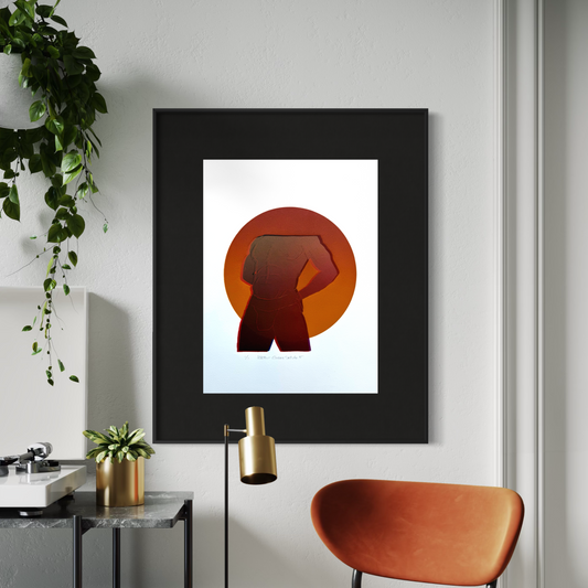 "BDE - Ombré Sky No. 5". 11x15 Art. Unmatted.