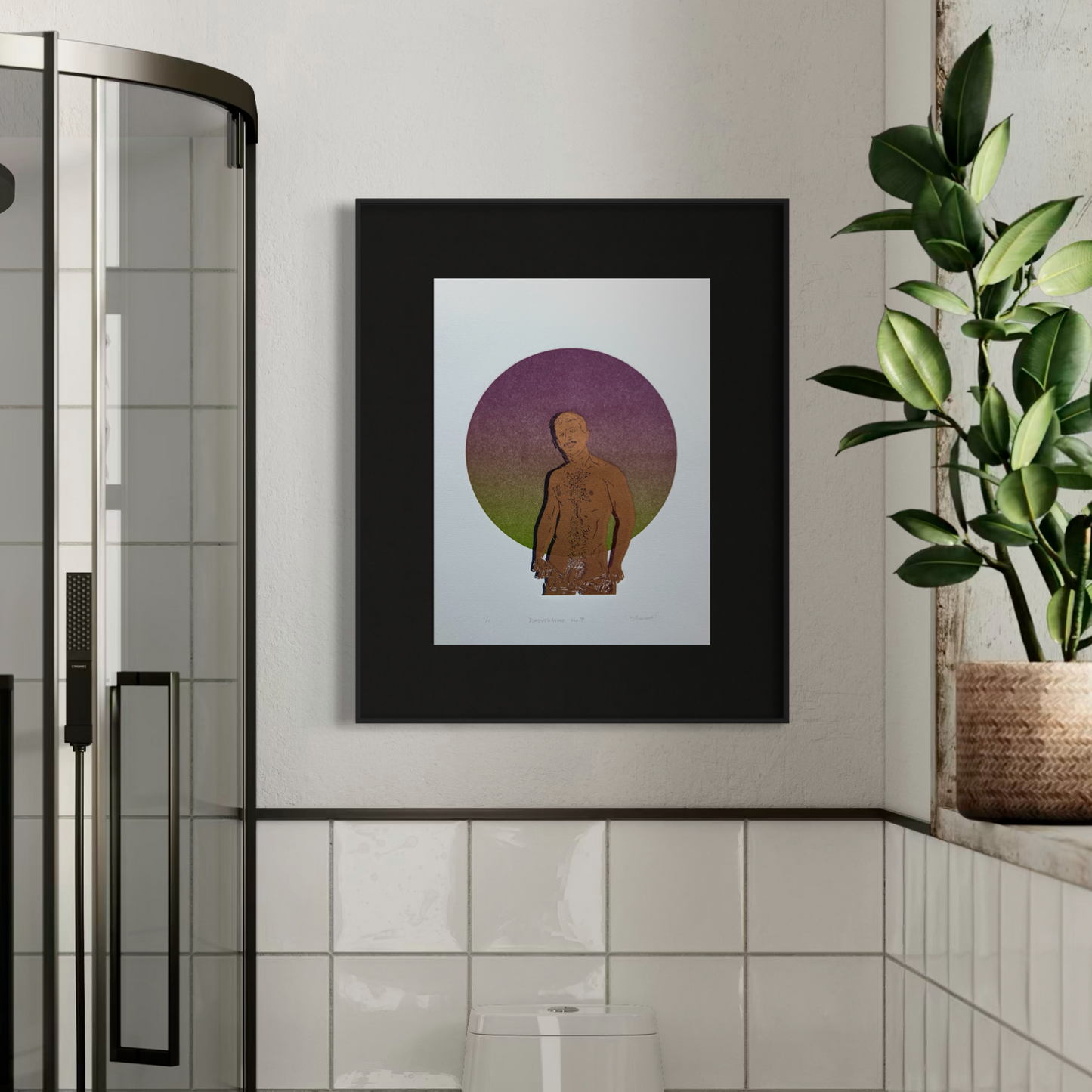 “Daddy’s Home - No. 7”. 11x15 Art. Unmatted.