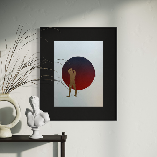 “Vulnerability - Golden Boy No. 10”. 11x15 Art. Unmatted.