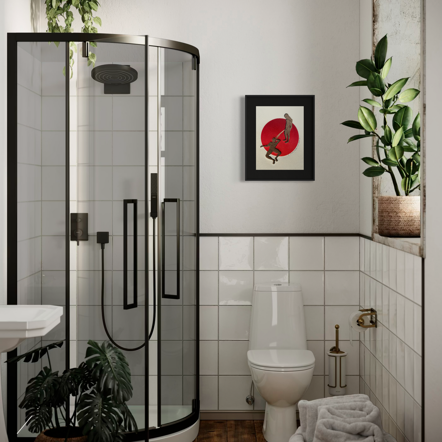 “Folsom Shower - No. 2”. 8x10 Art. Unmatted.