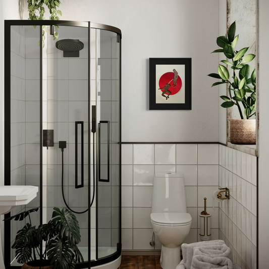 “Folsom Shower - No. 2”. 8x10 Art. Unmatted.