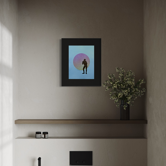 “Young Baller - No. 7”. 11x15 Art. Unmatted.