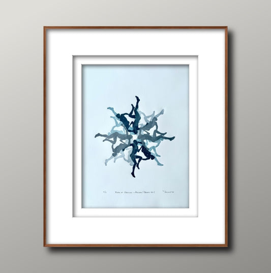 "Boys of Helios: Aegean Desire No. 3". MENdala Collection. 11x15 Art.