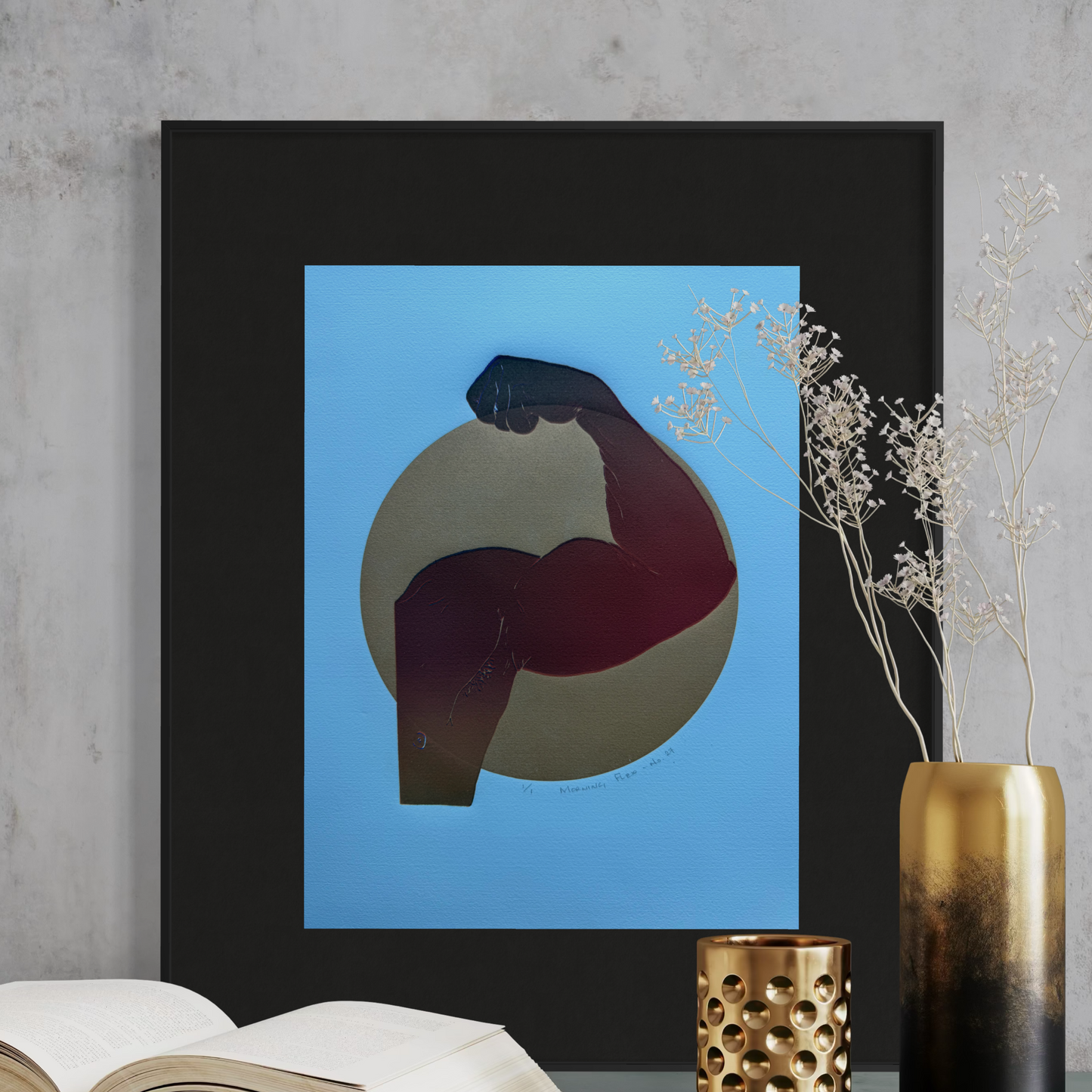 “Morning Flex - No. 27”. 11x15 Art. Unmatted.