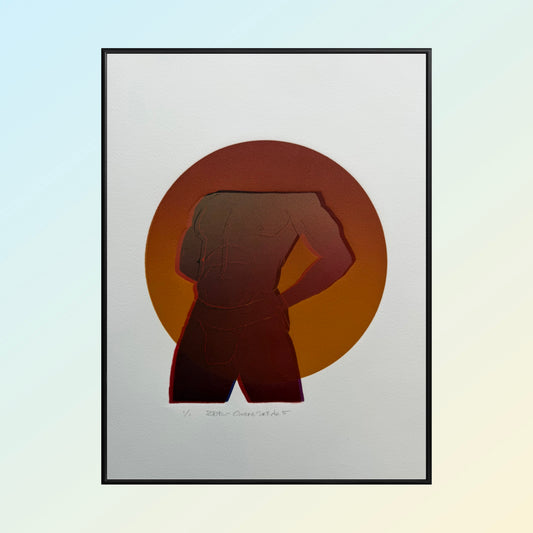 "BDE - Ombré Sky No. 5". 11x15 Art. Unmatted.