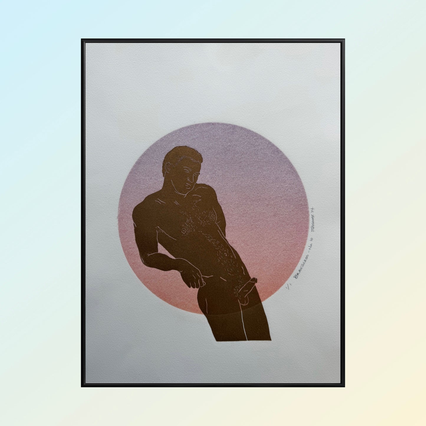 "Breathless - No. 10". 11x15 Art. Unmatted.