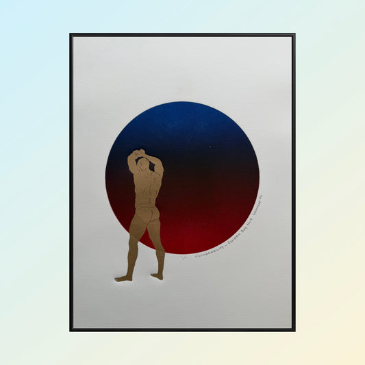 "Vulnerability - Golden Boy No. 5". 11x15 Art. Unmatted.