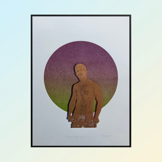 “Daddy’s Home - No. 7”. 11x15 Art. Unmatted.