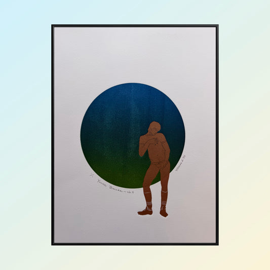 “Young Baller - No. 4”. 11x15 Art. Unmatted.