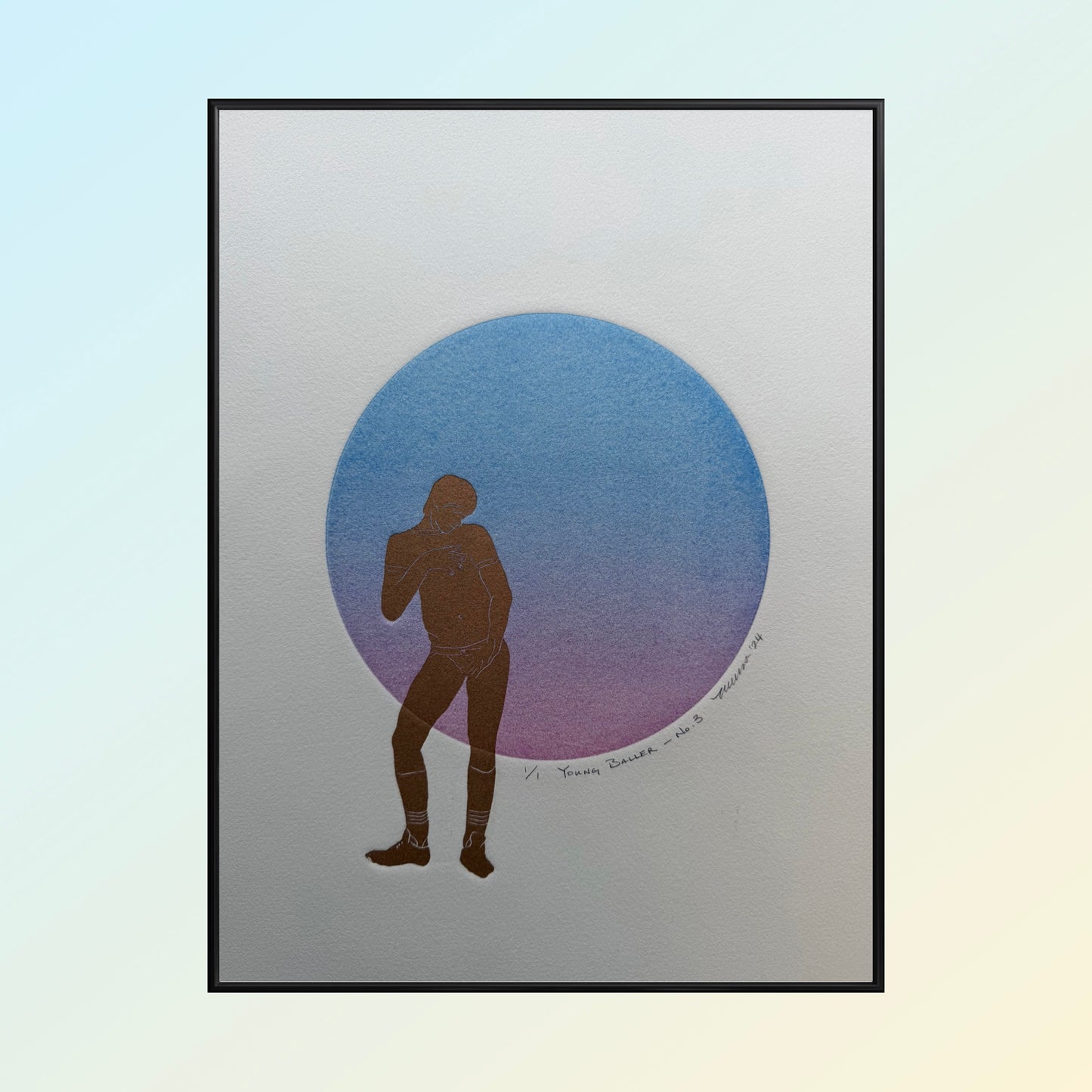 “Young Baller - No. 3”. 11x15 Art. Unmatted.