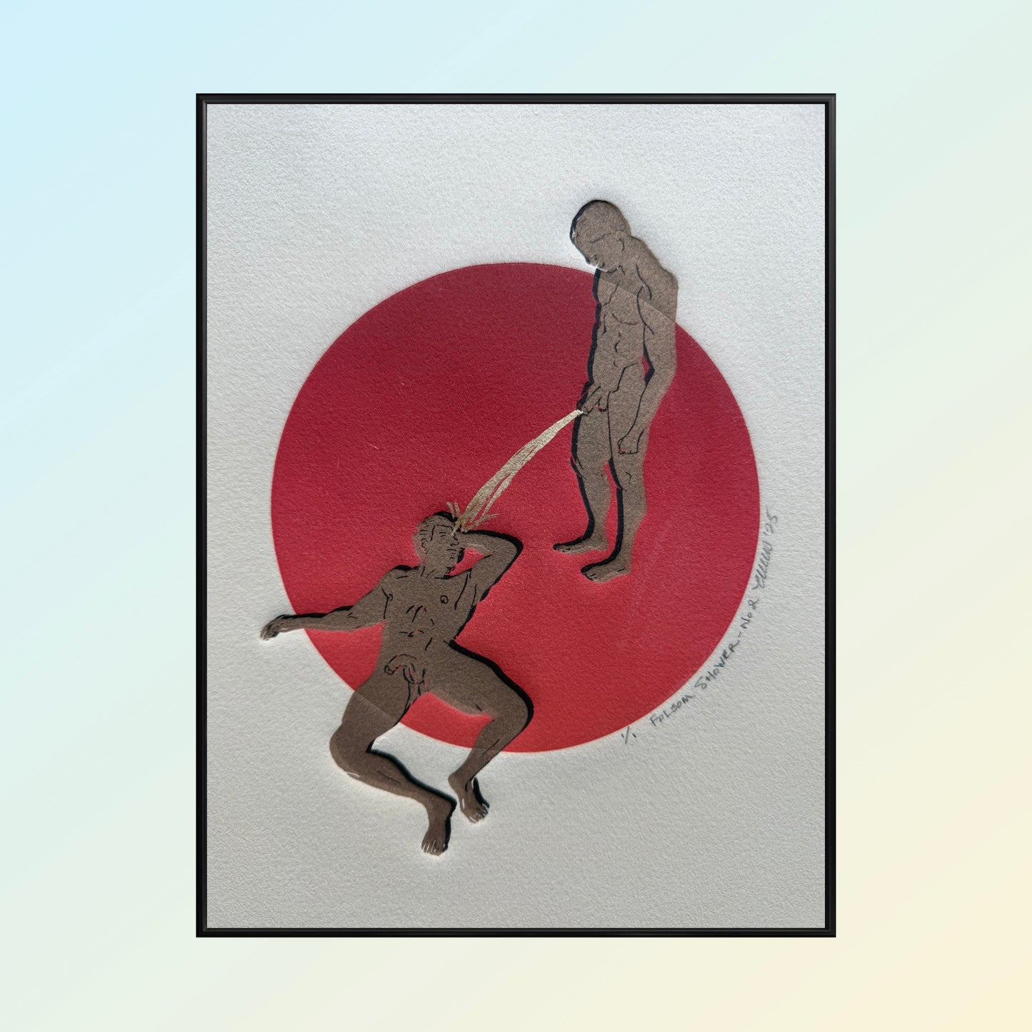 “Folsom Shower - No. 2”. 8x10 Art. Unmatted.