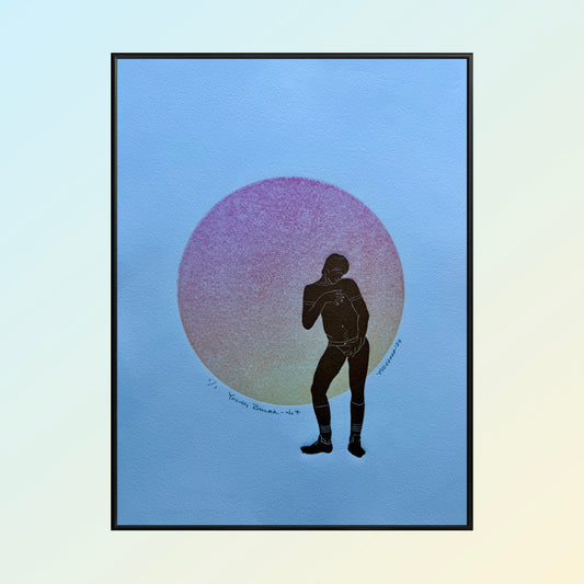 “Young Baller - No. 7”. 11x15 Art. Unmatted.