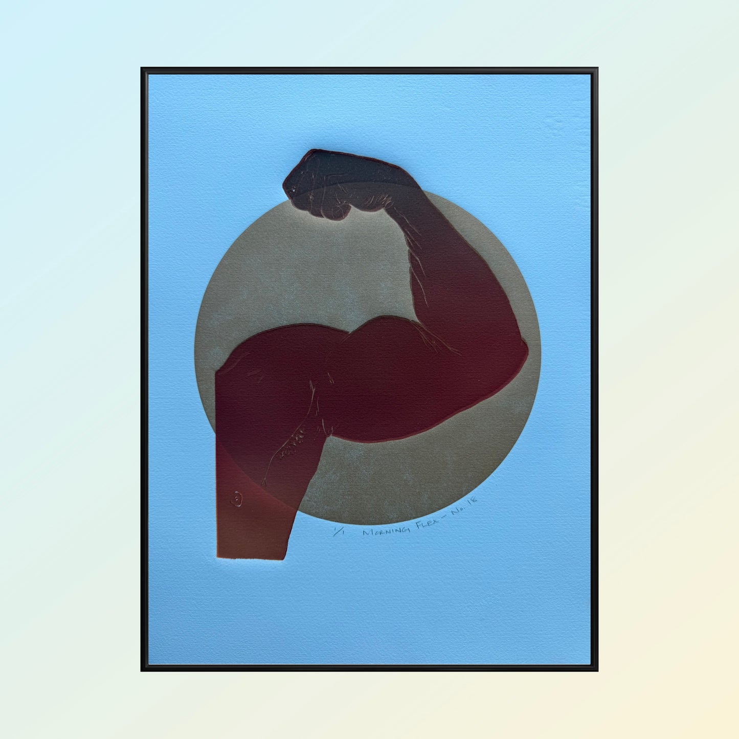 “Morning Flex - No. 18”. 11x14 Art. Unmatted.