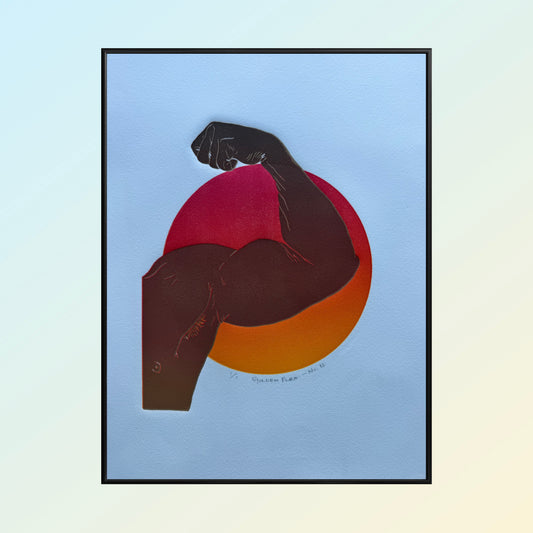 “Golden Flex - No. 12”. 11x14 Art. Unmatted.